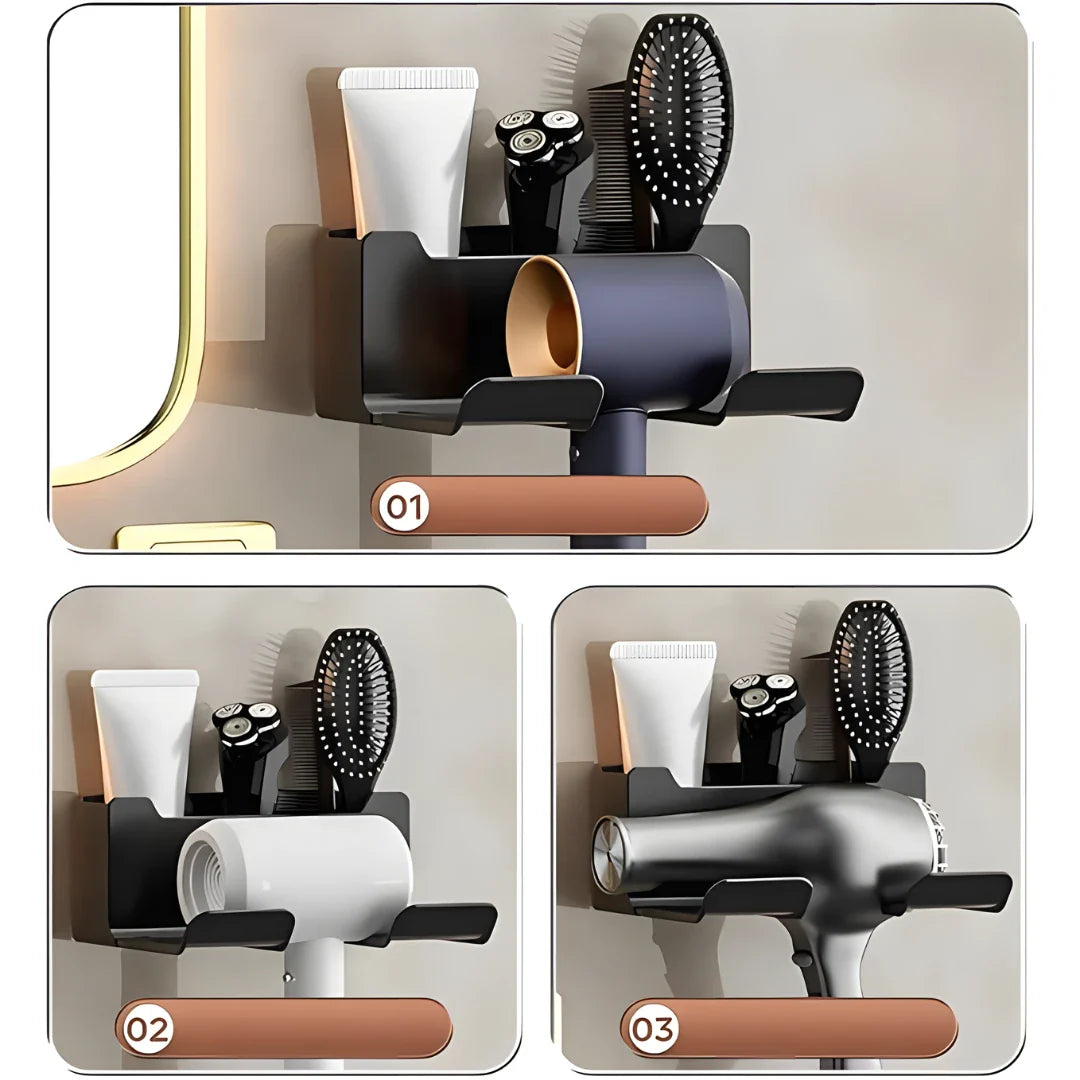 Self Adhesive Hair Dryer Rack