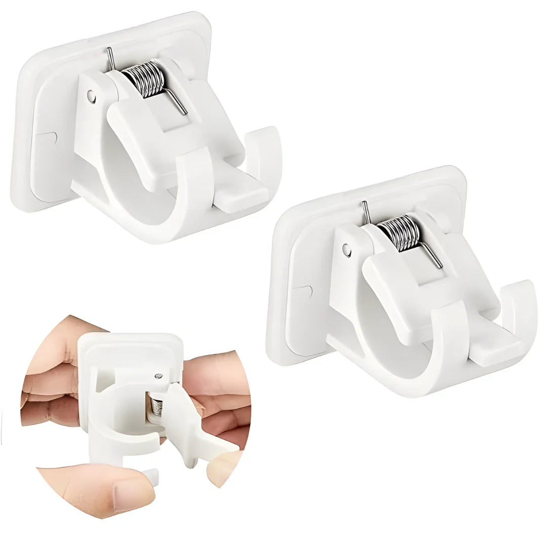 Self Adhesive Instant Wall Mount Sticking Clip Hook (Pack of 2)