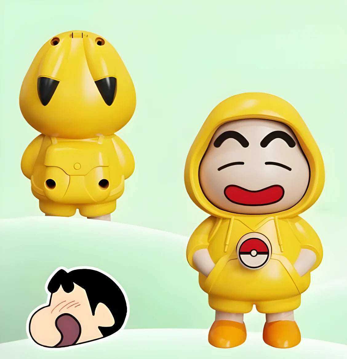 Shinchan Mood Flip Keychain Home Accessories