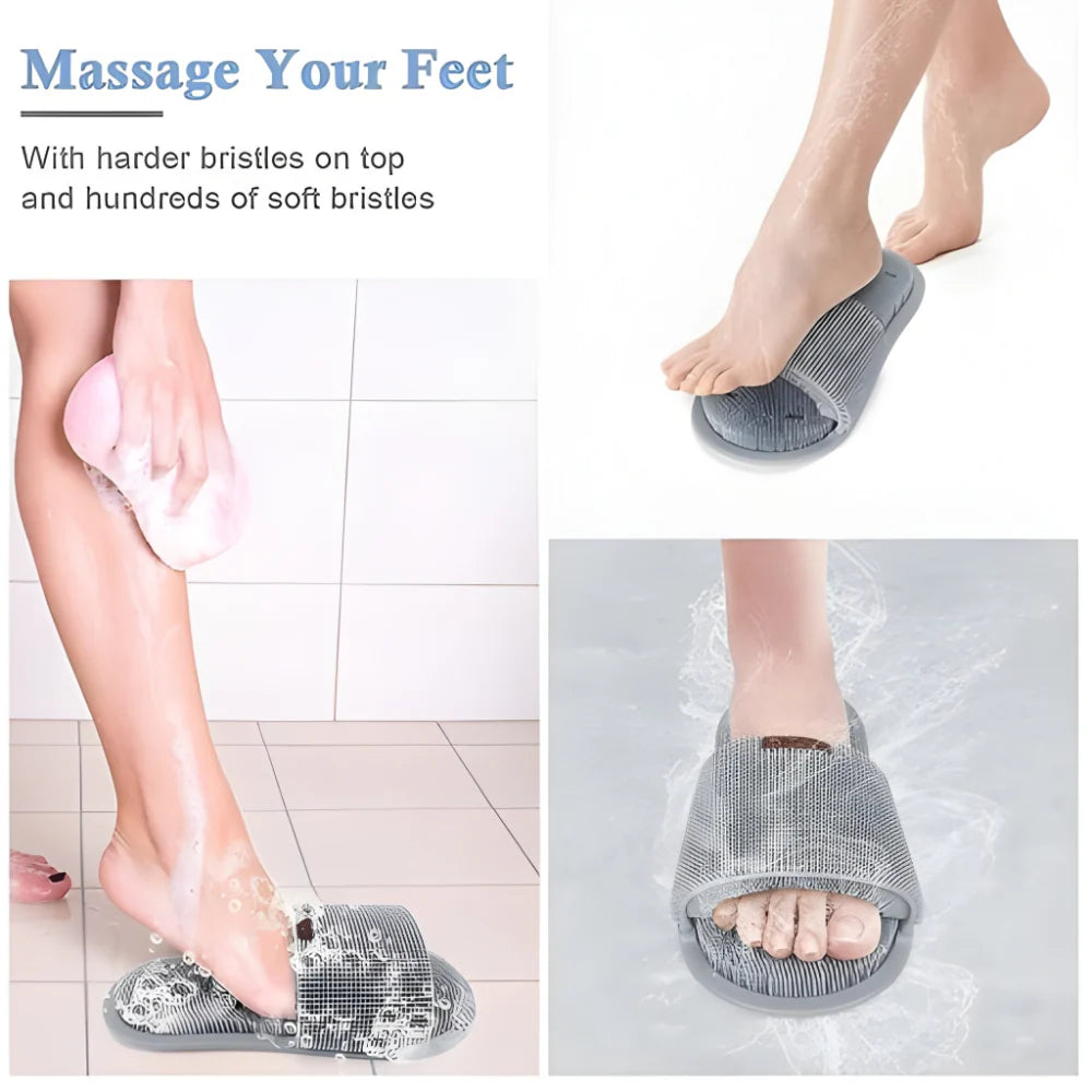 Shower Foot Scrub Slippers Shoes