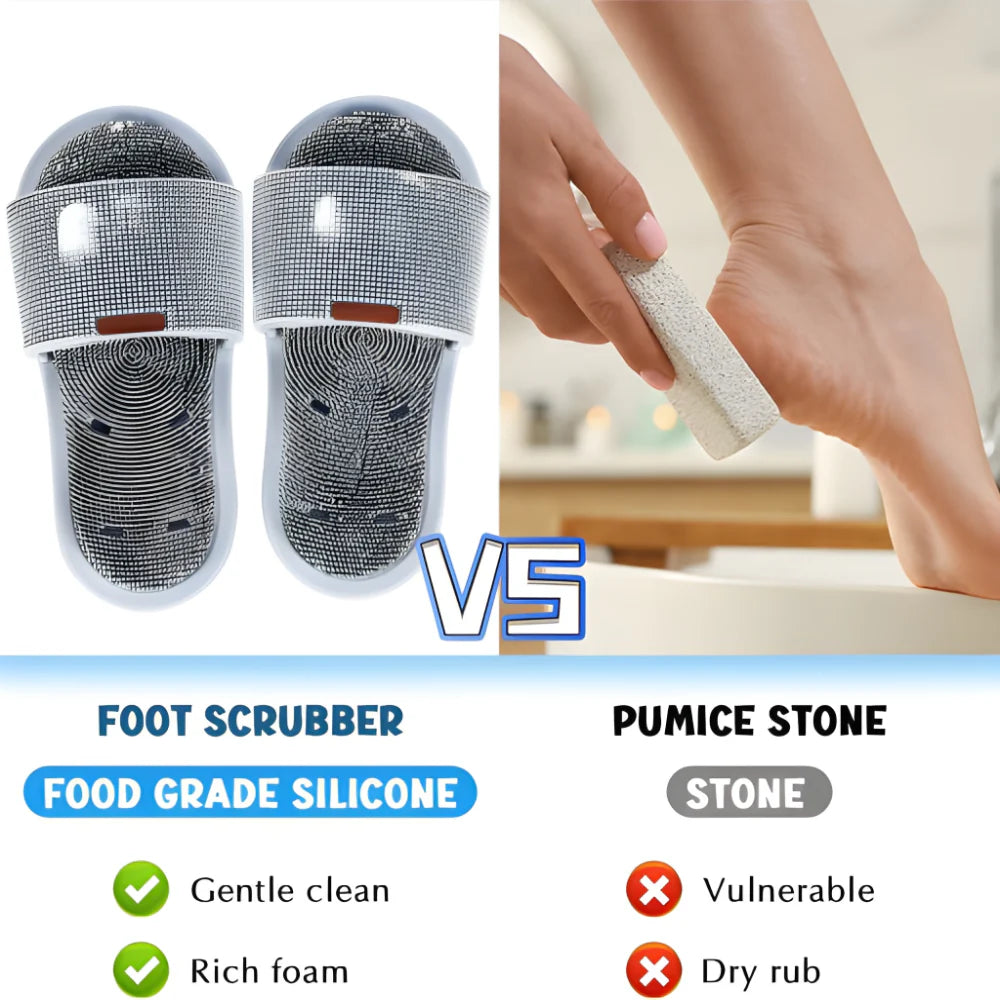 Shower Foot Scrub Slippers Shoes