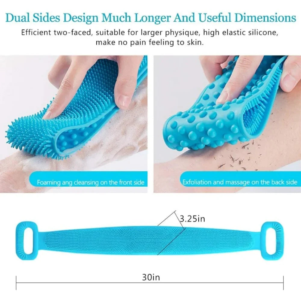 Silicone Body Scrubber Belt Personal Care