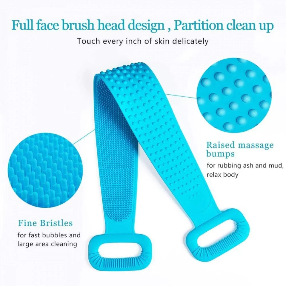 Silicone Body Scrubber Belt Personal Care
