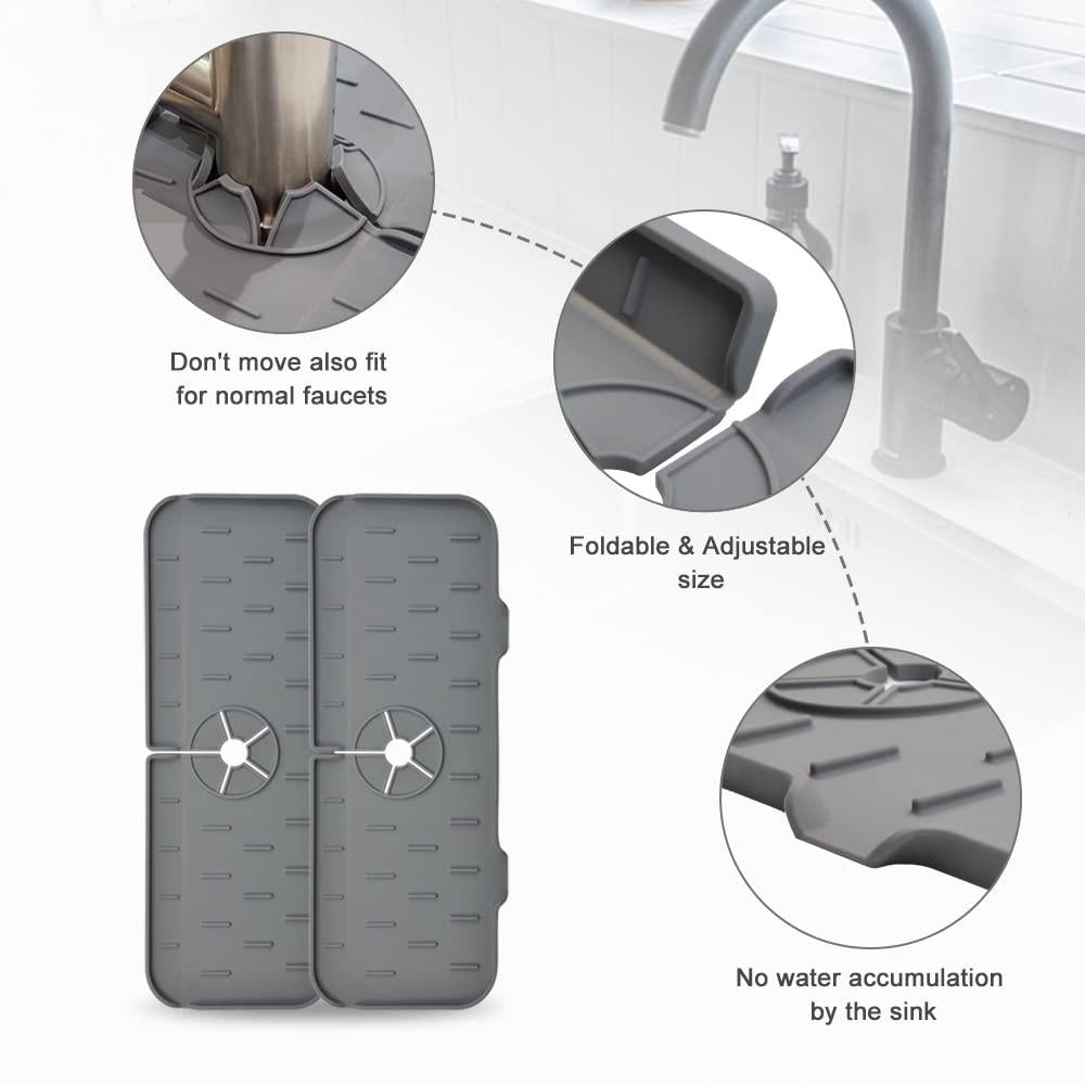 Silicone Sink Faucet Mat Free Size Faucet Mat
