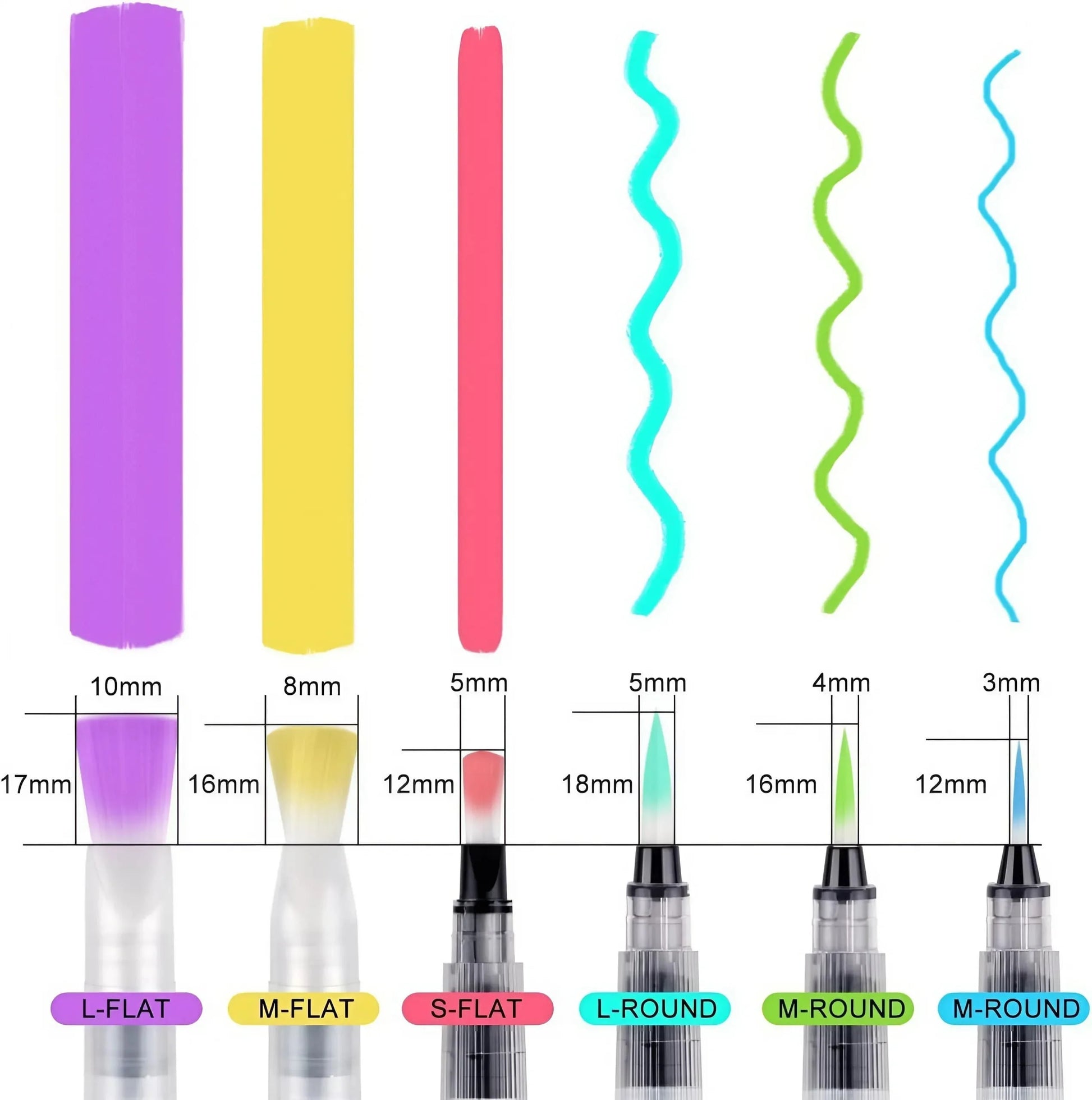 Silicone Watercolor Brushes