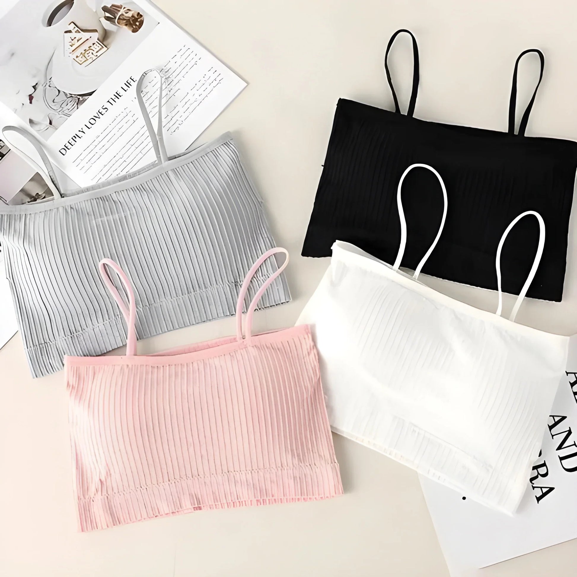 Silk Seamless Bralette Pack