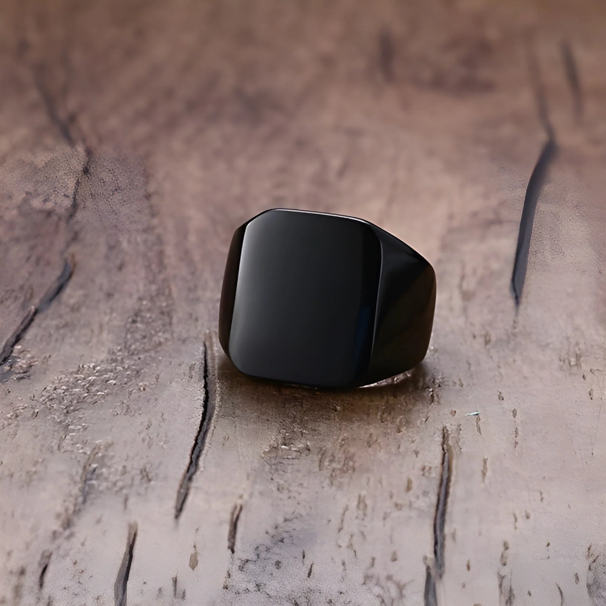 Sleek Stainless Steel Ring