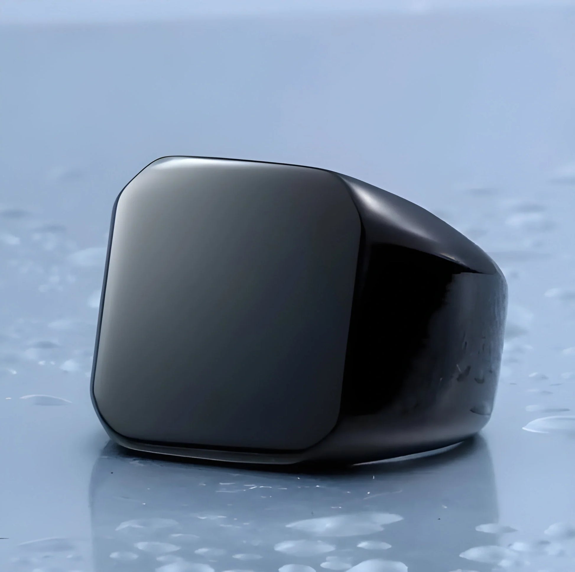 Sleek Stainless Steel Ring