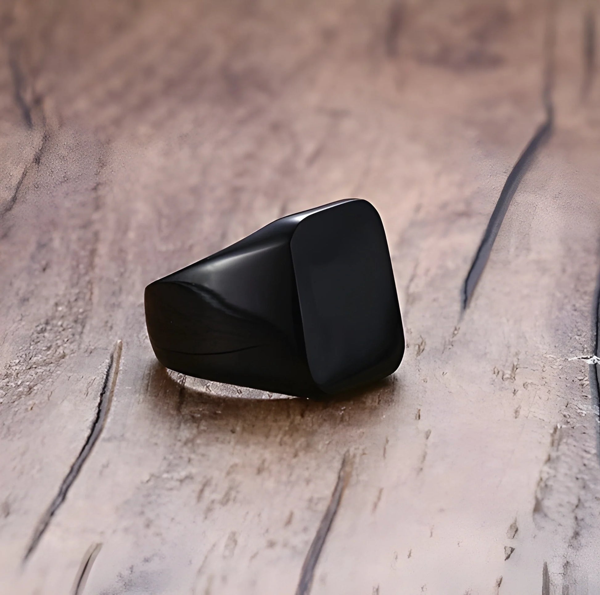 Sleek Stainless Steel Ring