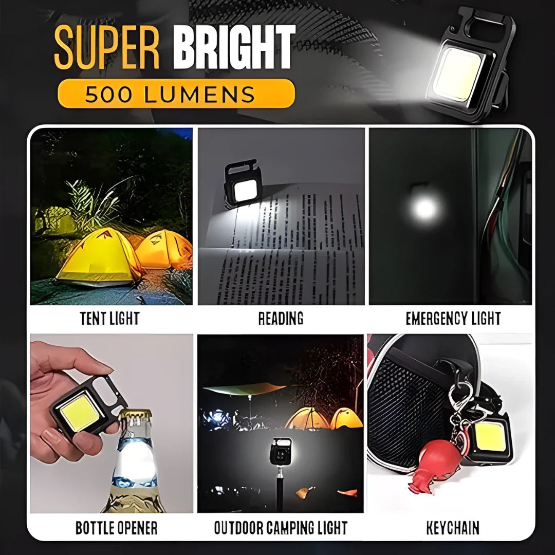 Small Flashlights Rechargeable Keychain
