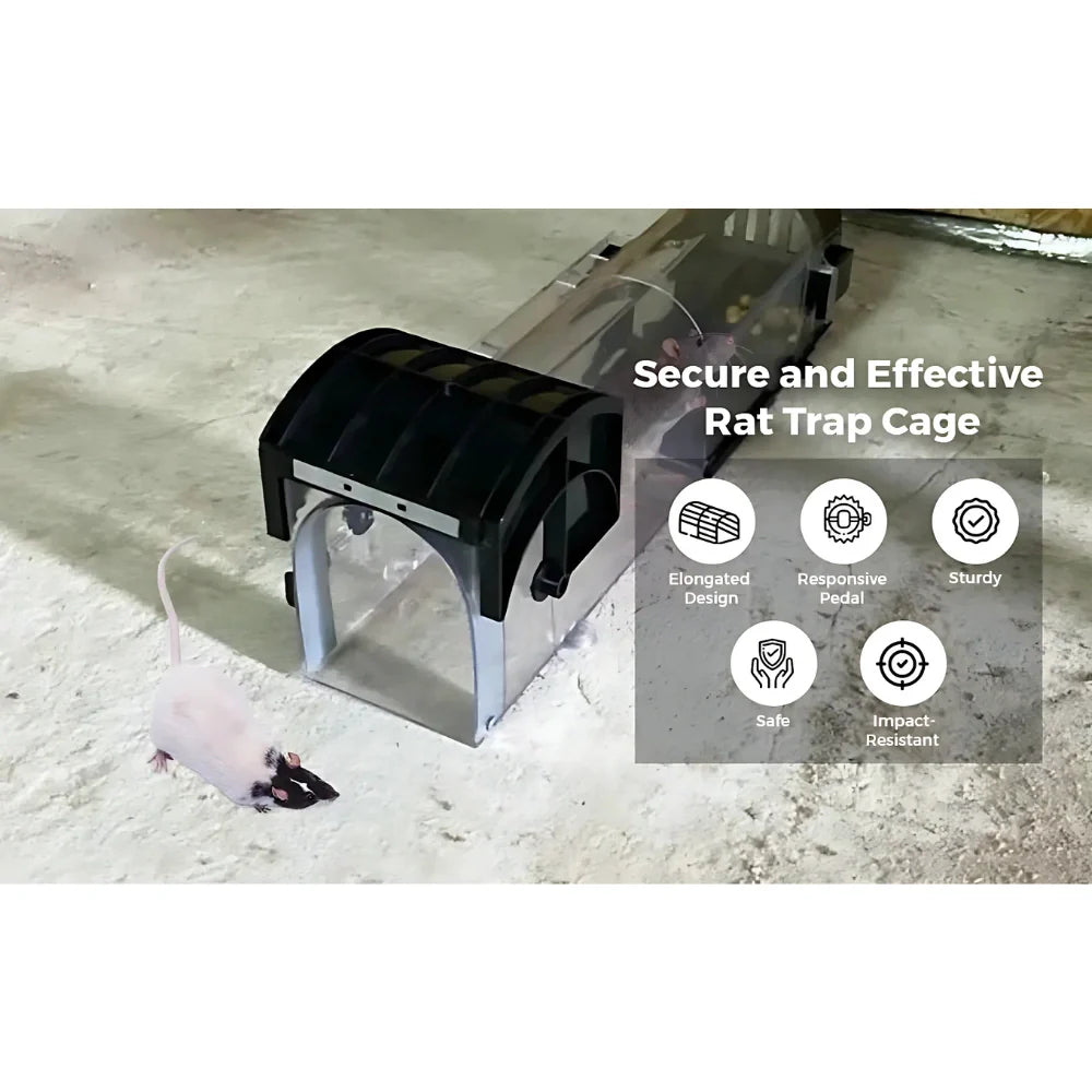 Smart Self Locking Mousetrap Home Accessories