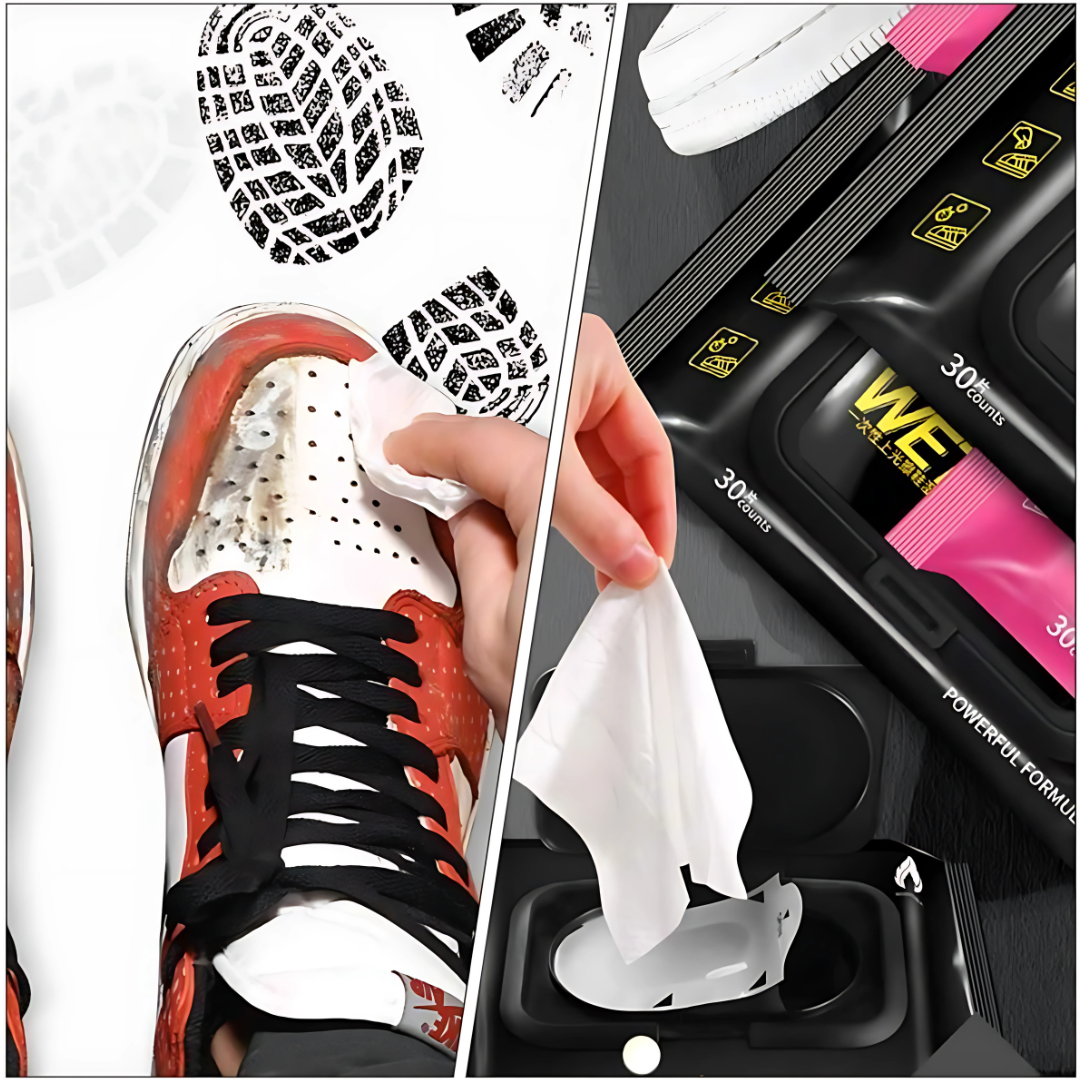 Sneaker & Shoe Cleaner Wipes(1 Packs of 80)