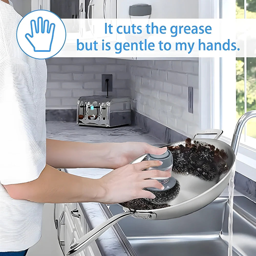 Soap Dispensing Scrub Brush