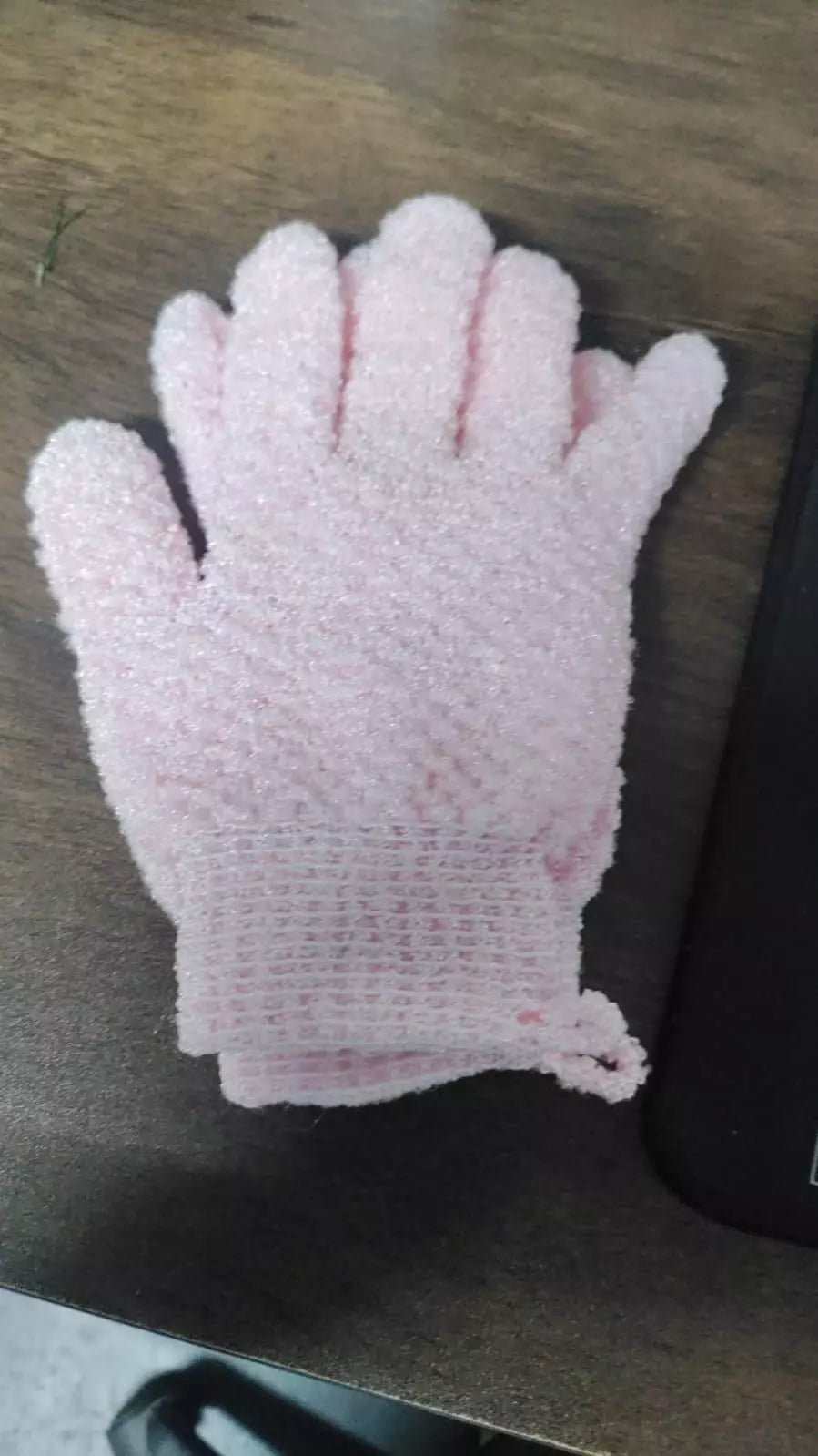 Soft textured bath gloves Bath Gloves
