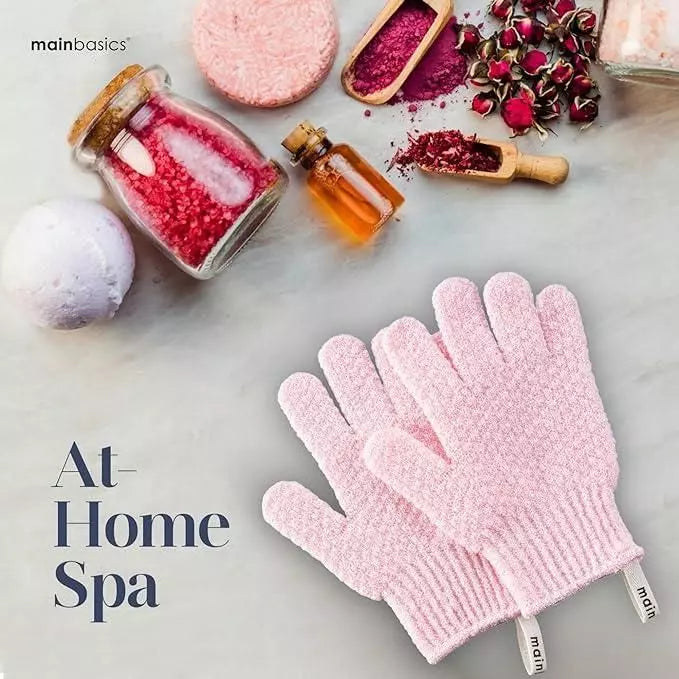 Soft textured bath gloves Bath Gloves
