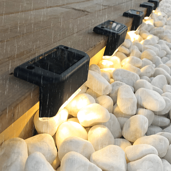 Solar Deck Lights Outdoor Combo (Pack of 4)
