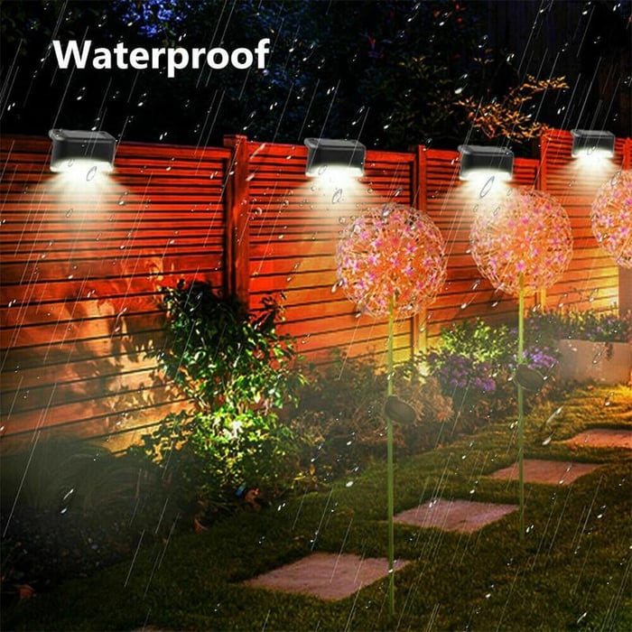 Solar Deck Lights Outdoor Combo (Pack of 4)