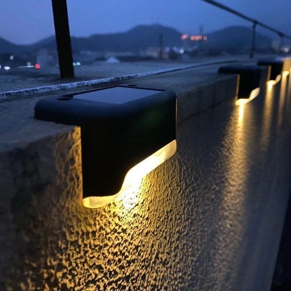 Solar Deck Lights Outdoor Combo (Pack of 4)
