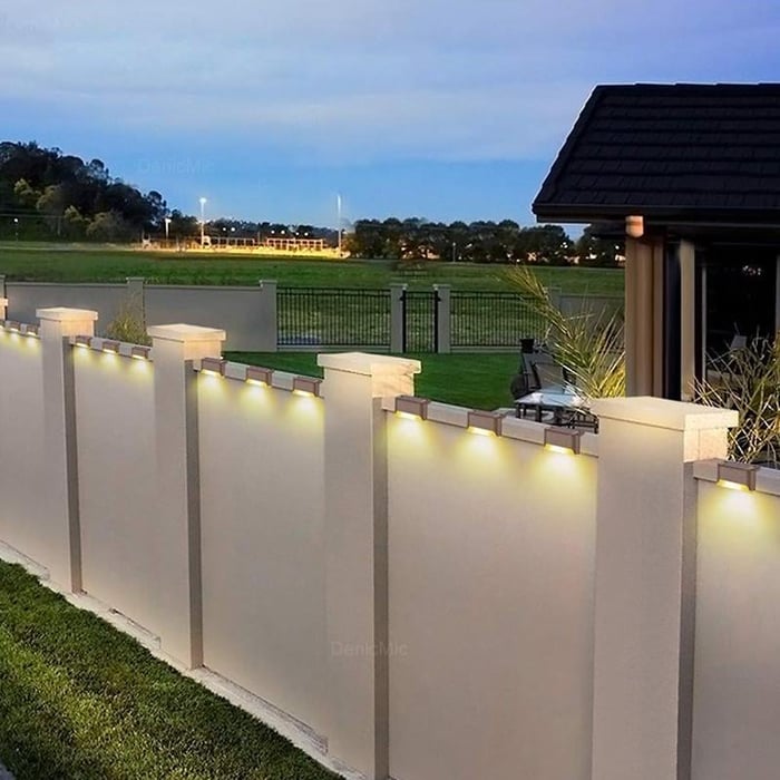Solar Deck Lights Outdoor Combo (Pack of 4)