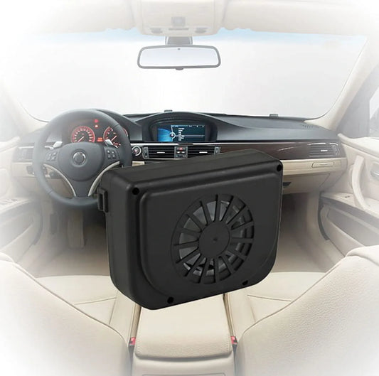 Solar Sun Power Car Auto Air Vent Cool Fan car accessories