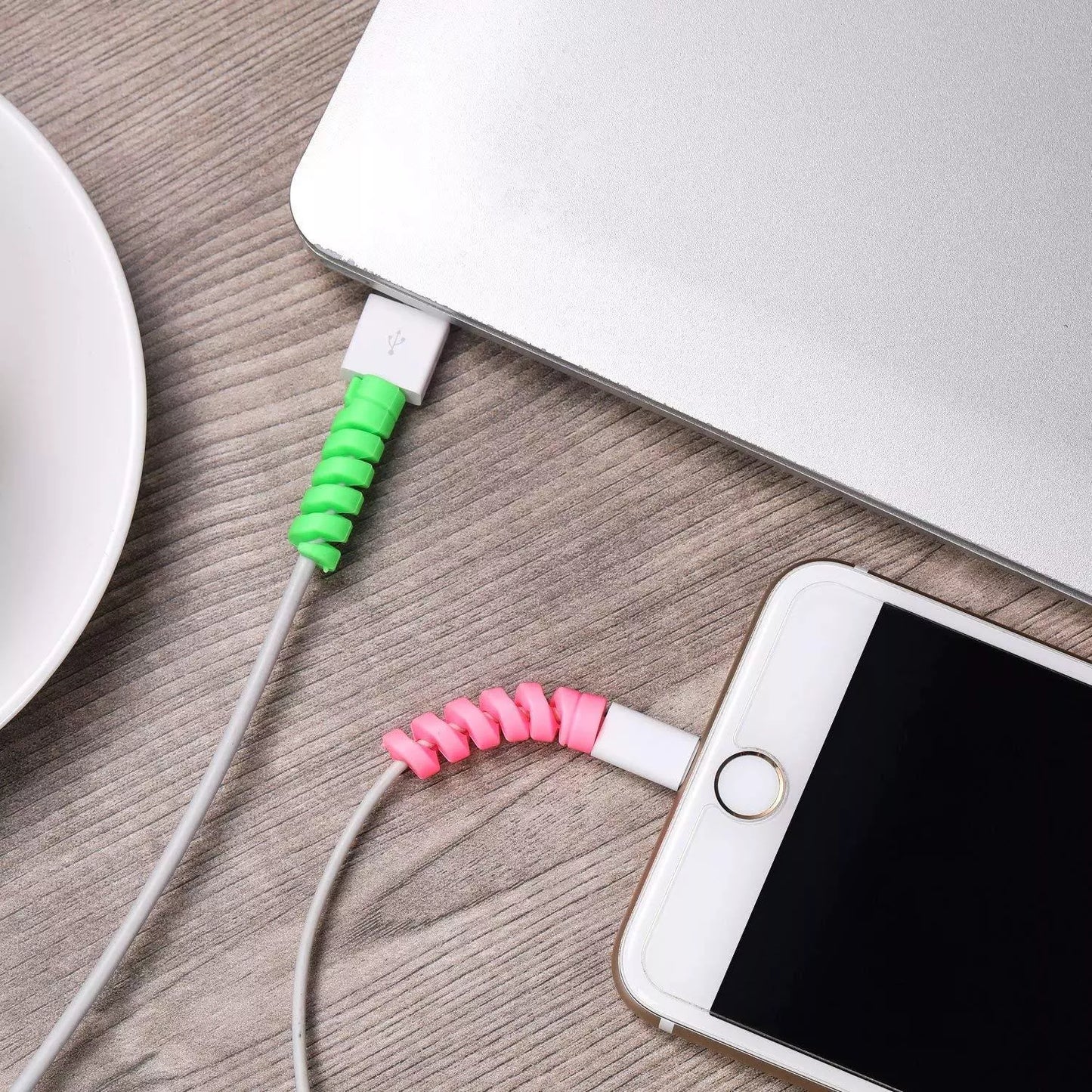 Best spiral charger cable protectors - clips | 2025 | fast shipping