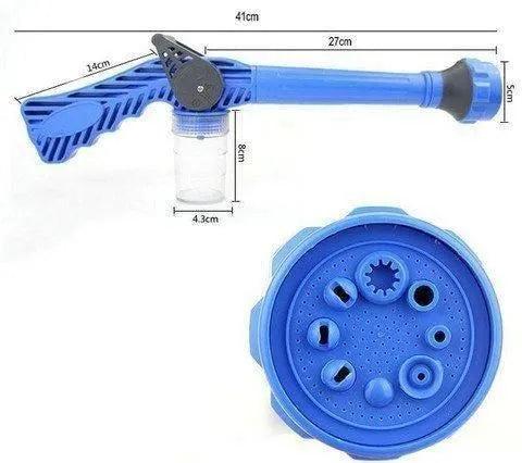 Spray Gun 8 in 1 Turbo Spray Gun For Gardening Car & Home Cleaning Home Accessories