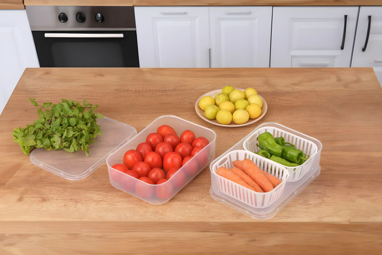 Stackable Fridge Organizers Kitchenware