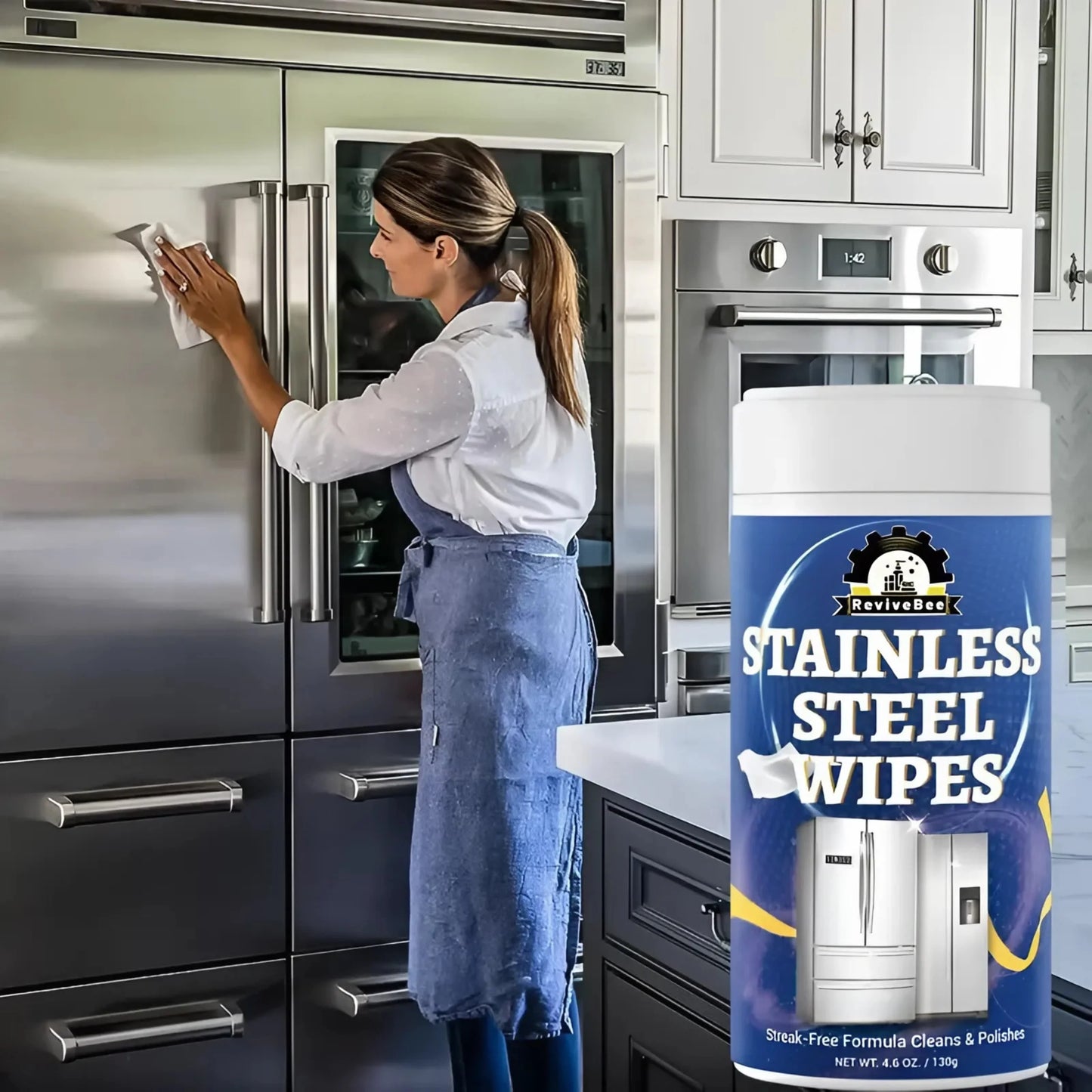 Stainless Steel Cleaning Wipes (130gm)
