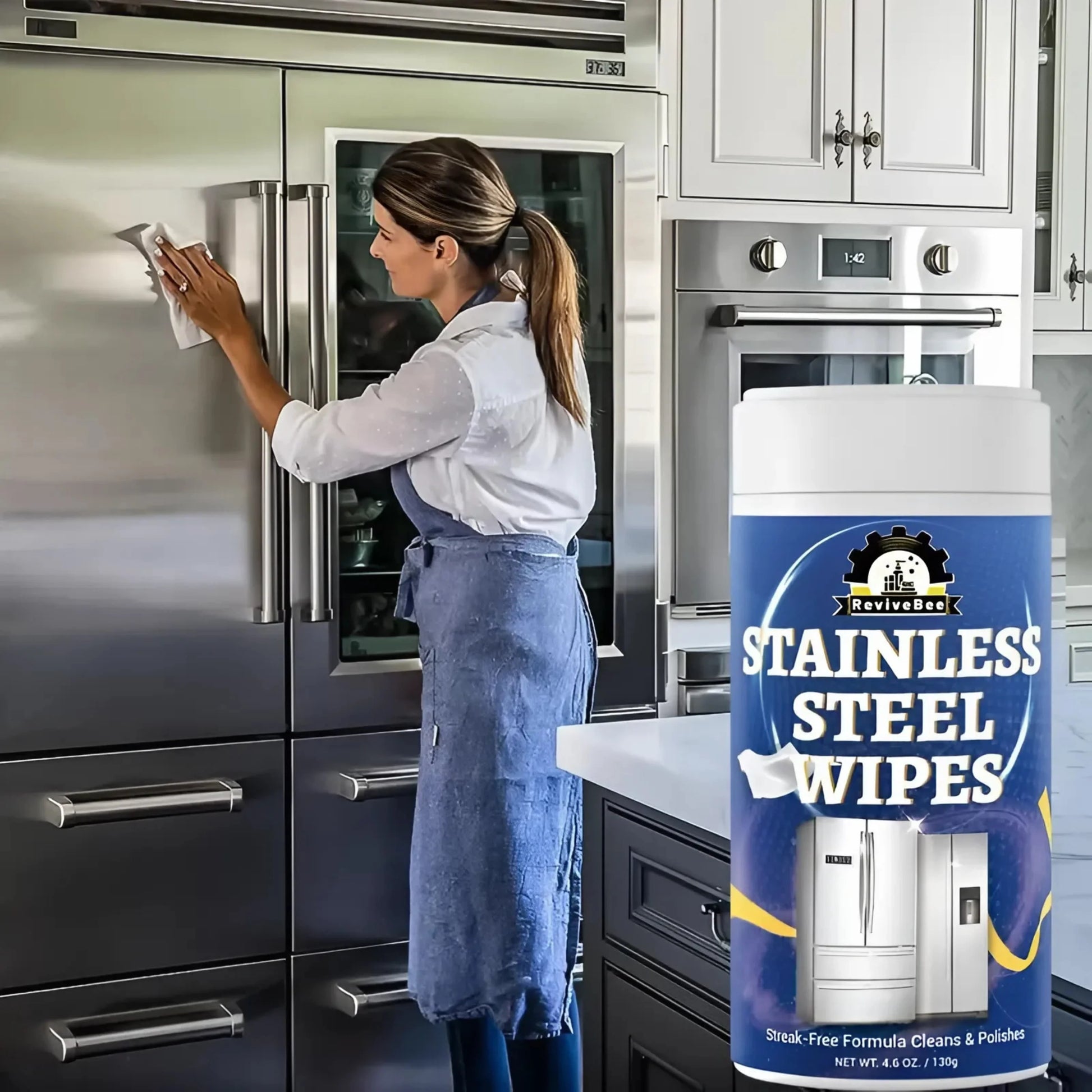 Stainless Steel Cleaning Wipes (130gm)