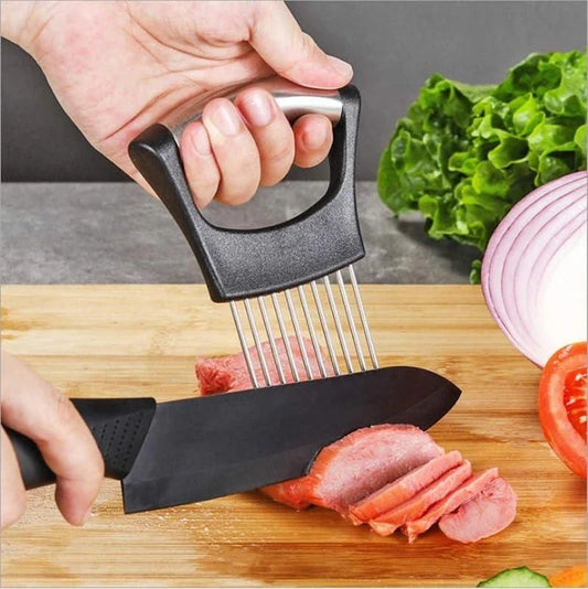 Stainless Steel Cutting Kitchen Slicer Holder (Pack of 2) Kitchenware