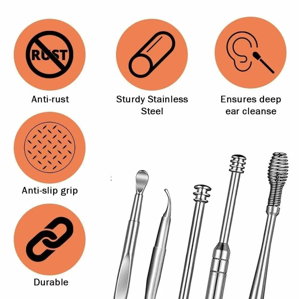 Stainless Steel Ear Cleaning Kit