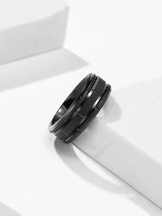 Stainless Steel Ring For Men (Pack of 2) jewelry
