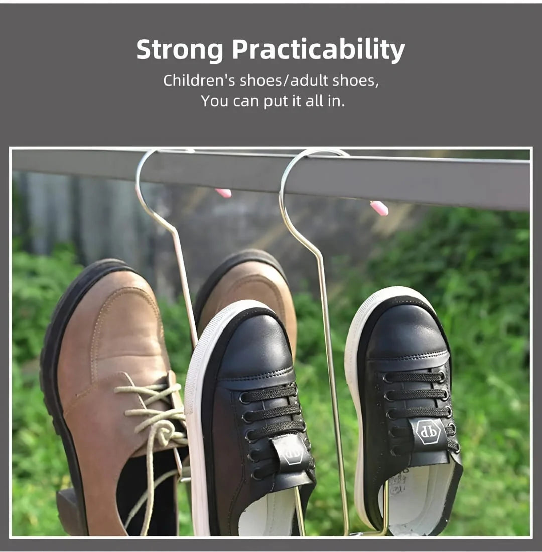 Stainless Steel Shoe Hangers (3 Pack)