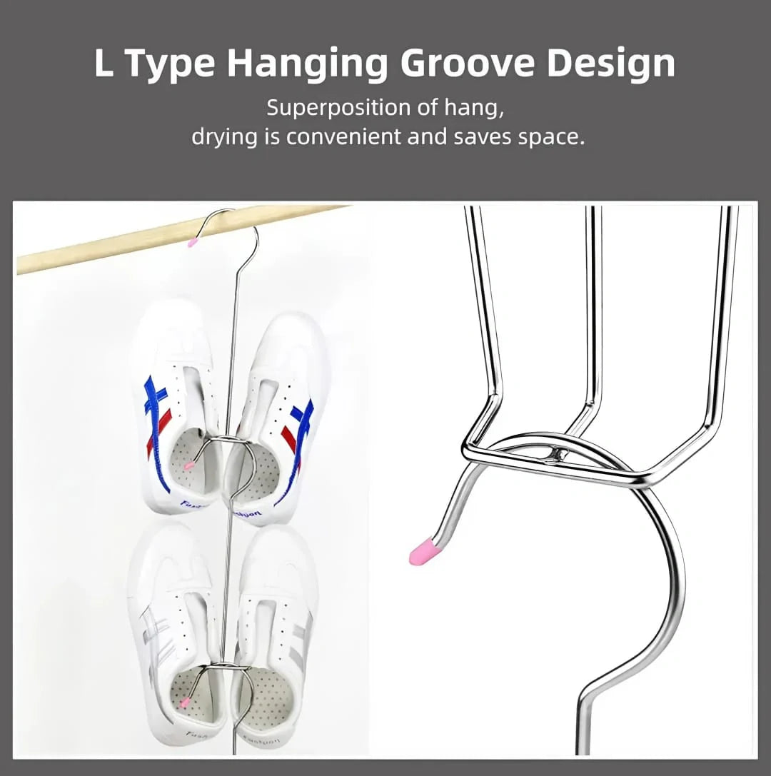 Stainless Steel Shoe Hangers (3 Pack)