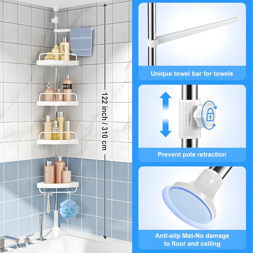 Stainless Steel Tripod Storage Rack/Shelf
