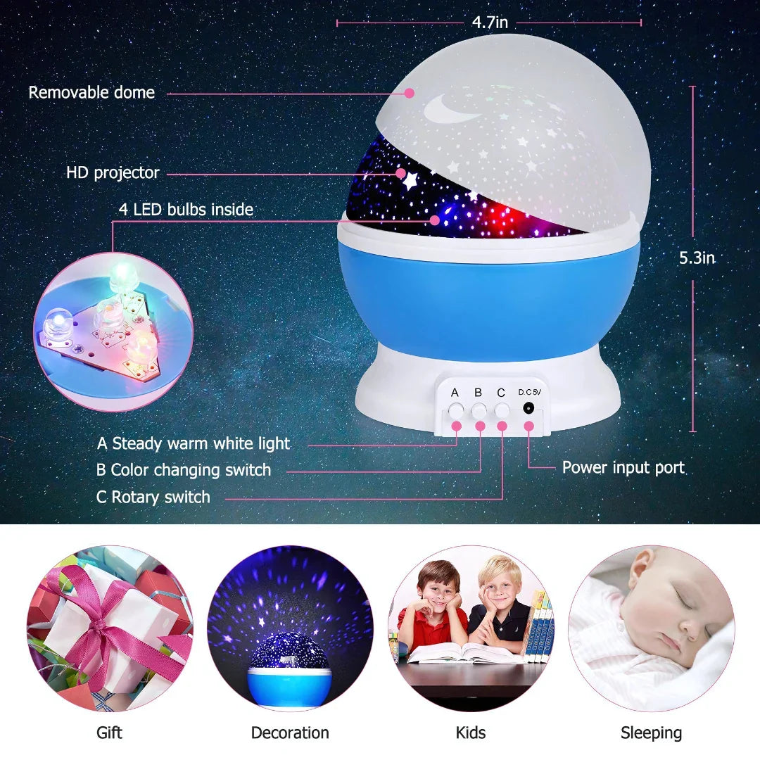 Star Projector Night Light