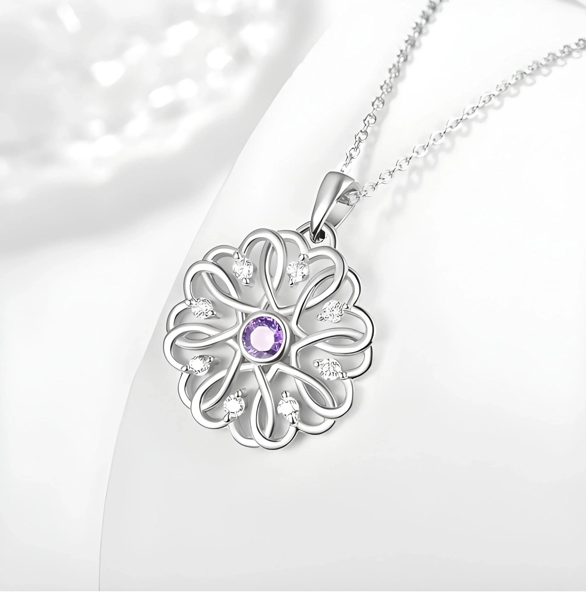 Sterling Silver Birthstone Pendant