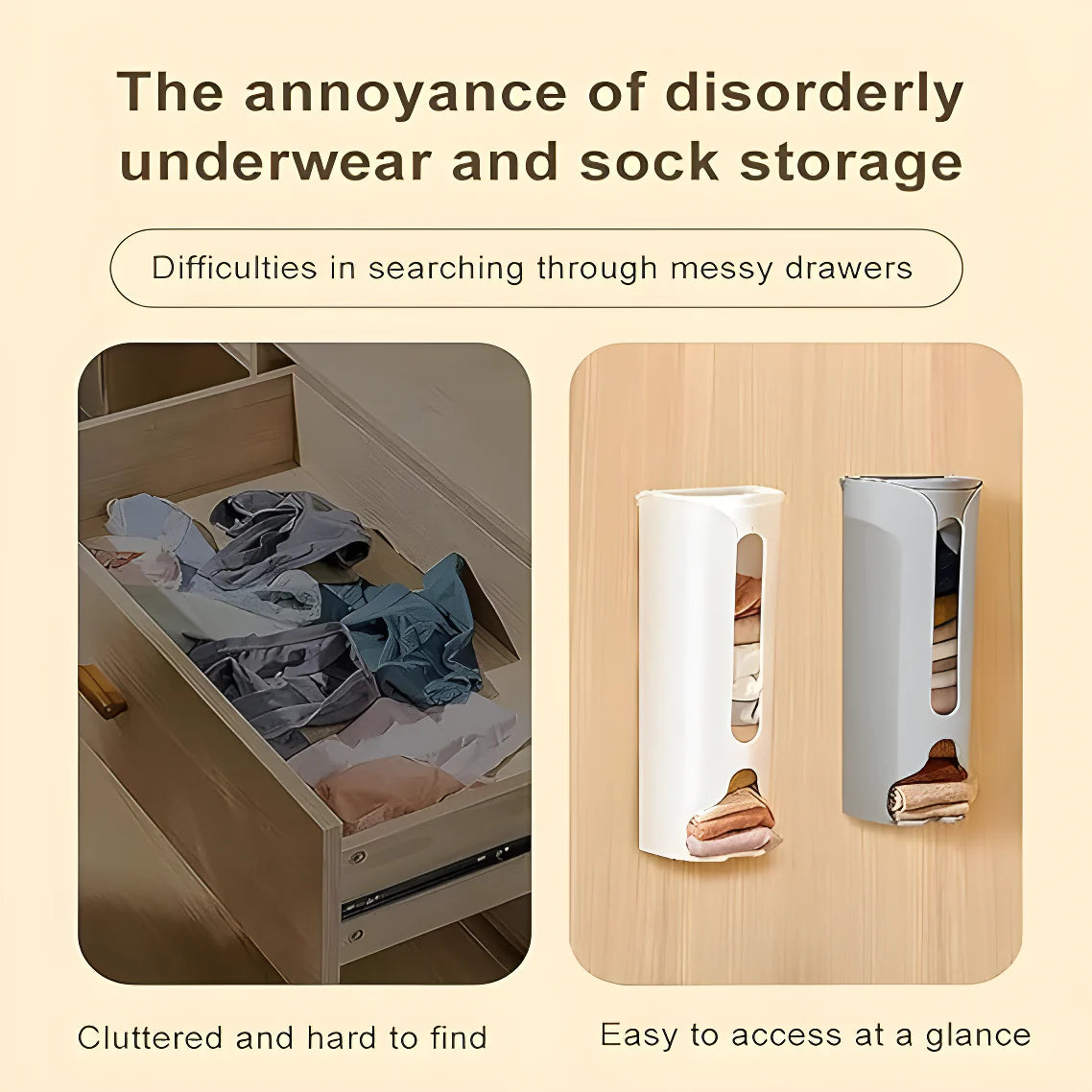 Stick On Storage Organizer Home Accessories