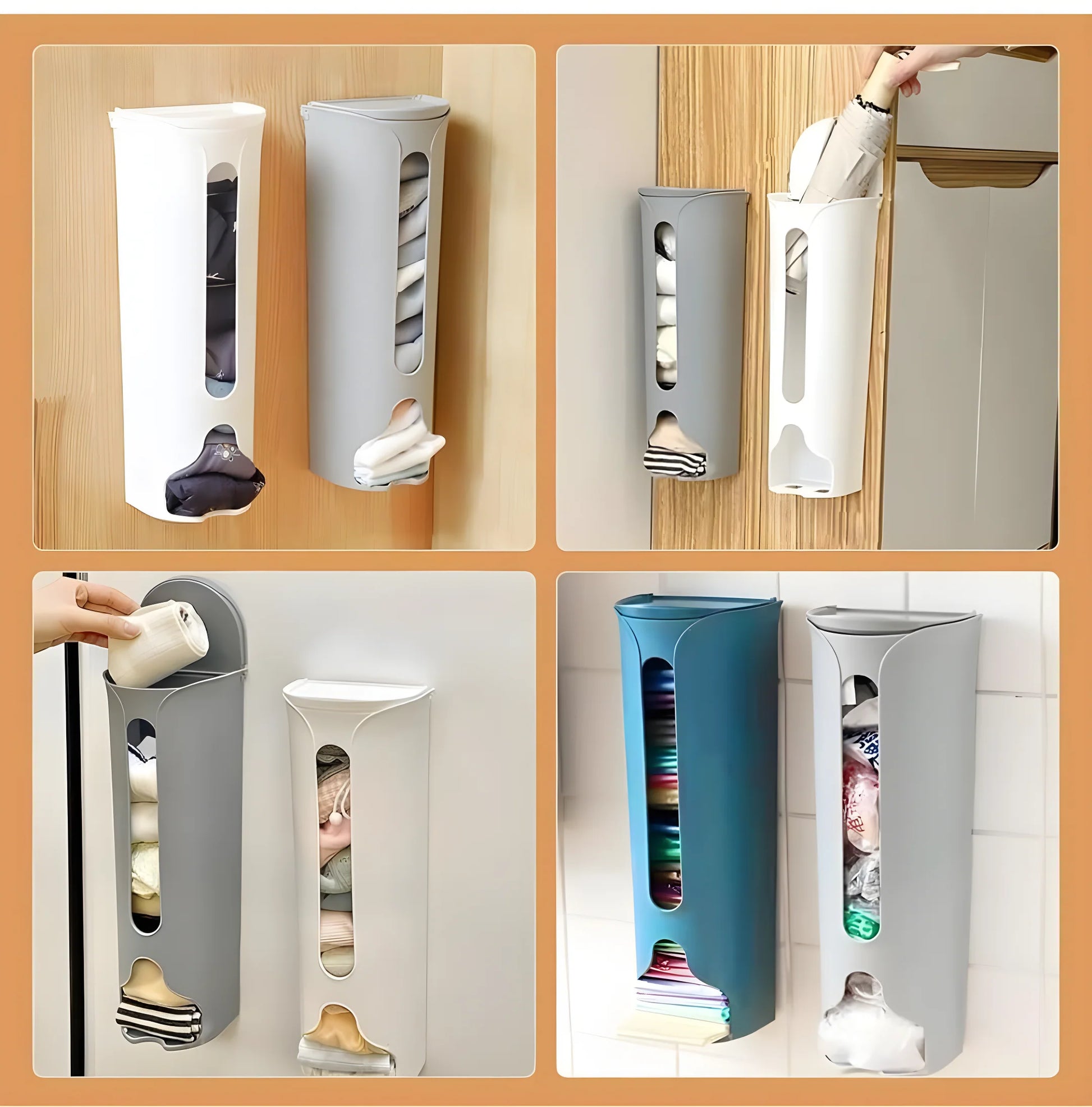 Stick On Storage Organizer Home Accessories