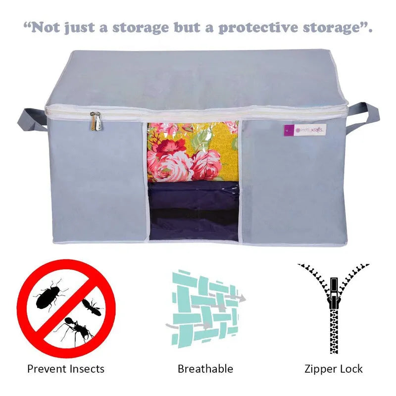 Storage Bag Covers With Handles(Set of 2) Home Accessories