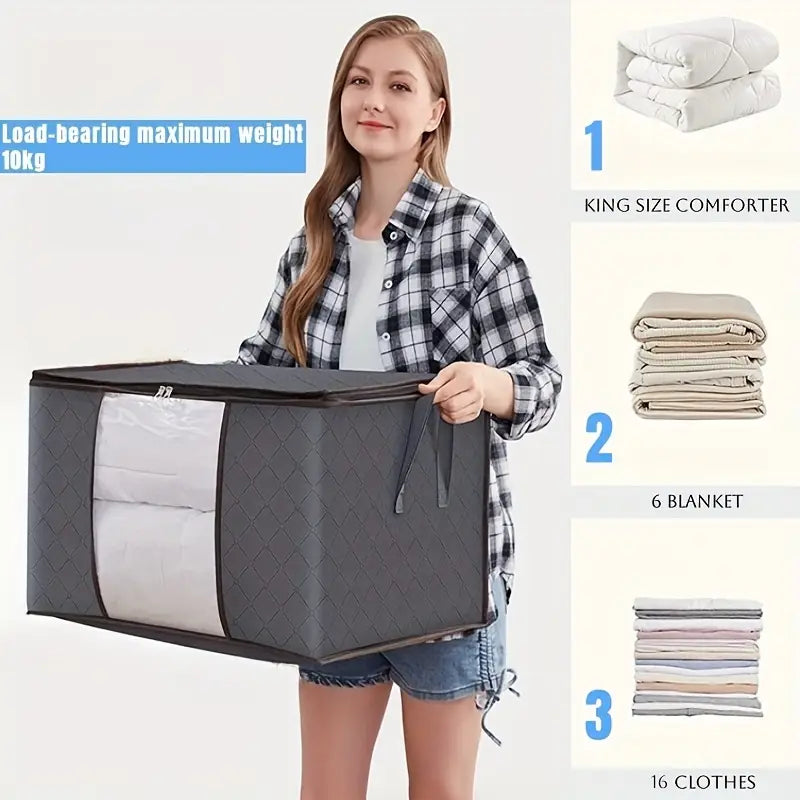Storage Bag Covers With Handles(Set of 2) Home Accessories