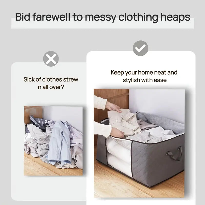 Storage Bag Covers With Handles(Set of 2) Home Accessories
