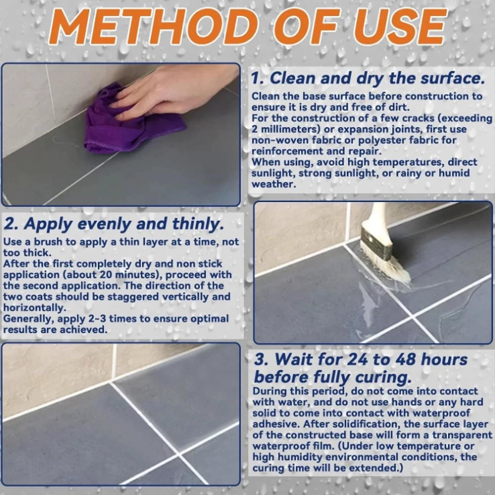 Strong Waterproof Leak Proof Glue