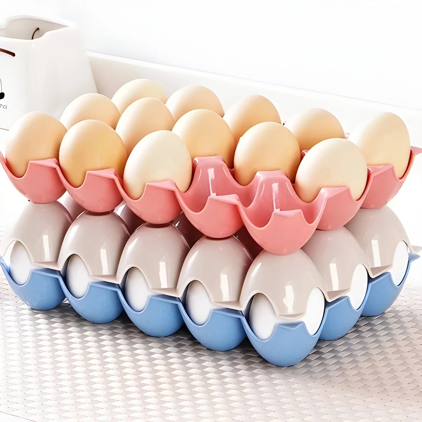 Sturdy 15-Egg Tray - Home & Kitchen