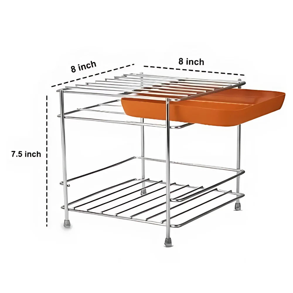 Sturdy Steel Matka Stand with Free Tray Home & Kitchen