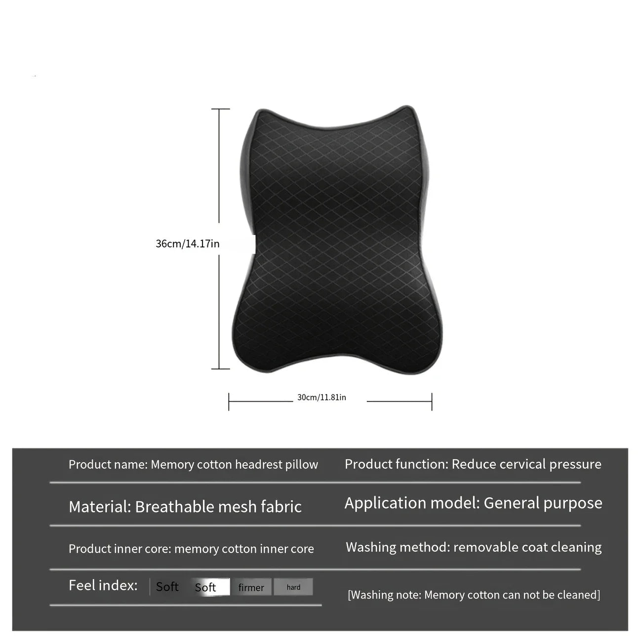 Support Neck Pillow for Car or Office Chair car accessories