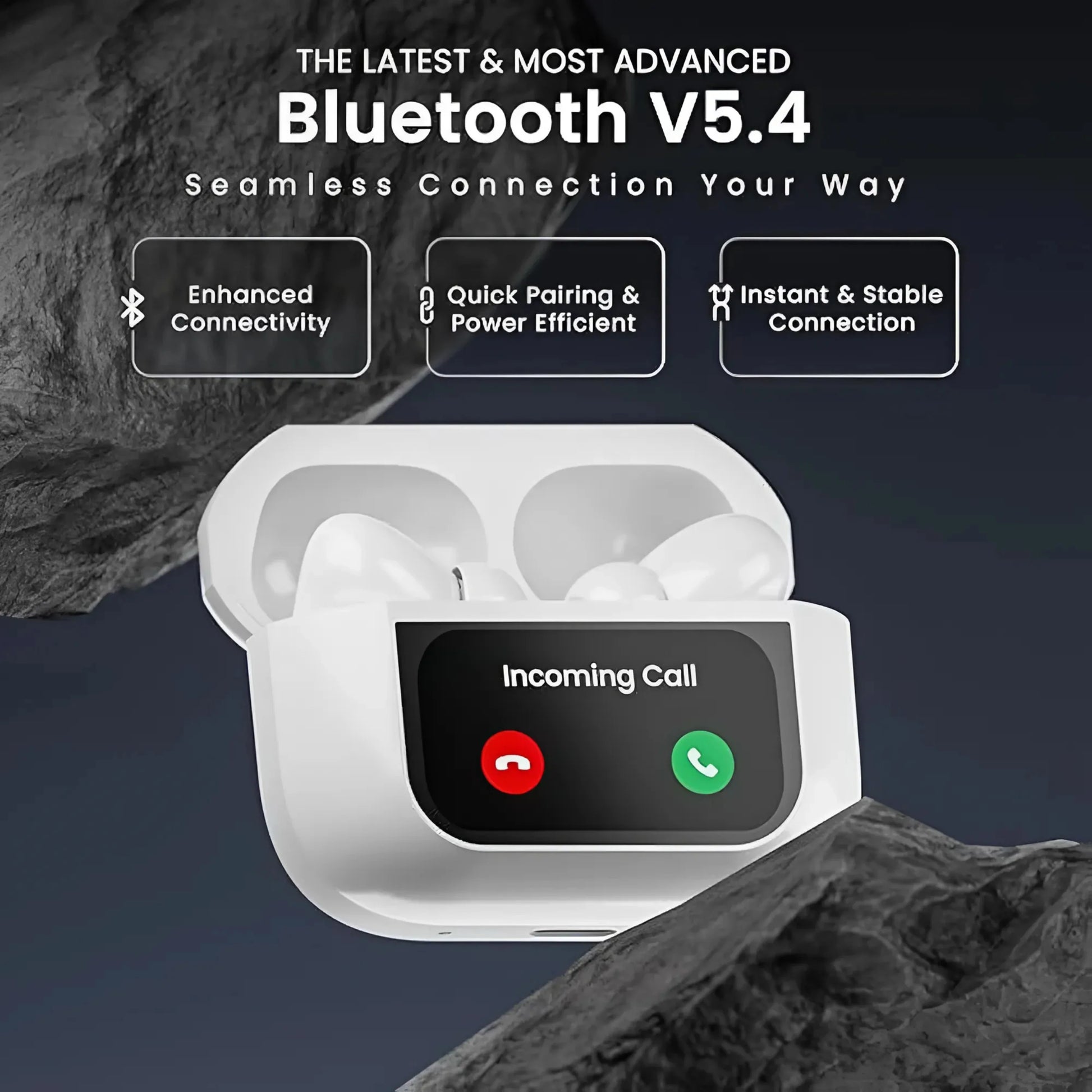 Touchscreen TWS Earbuds Pro Electronics