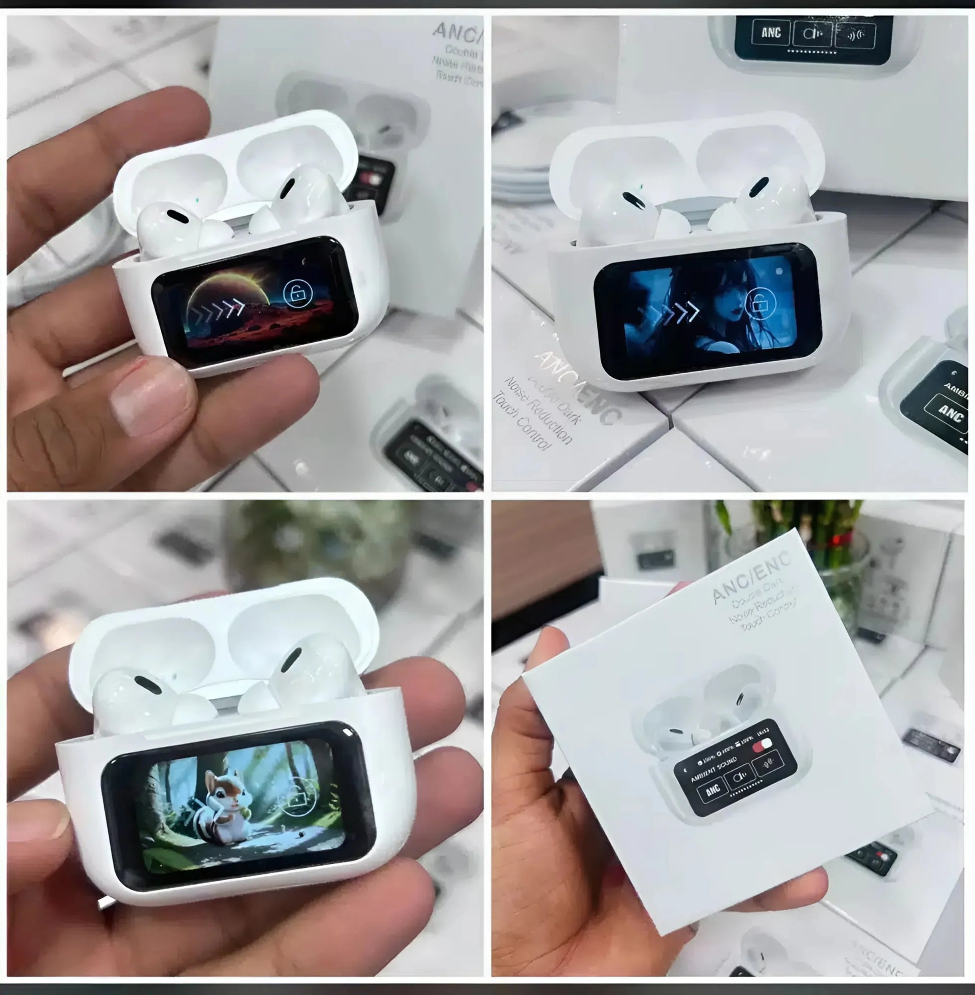 Touchscreen TWS Earbuds Pro Electronics