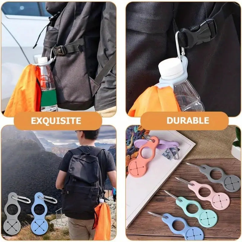 Towel Hook Clip Supplies Ring Multifunction Water Bottle Holder Travel Bags