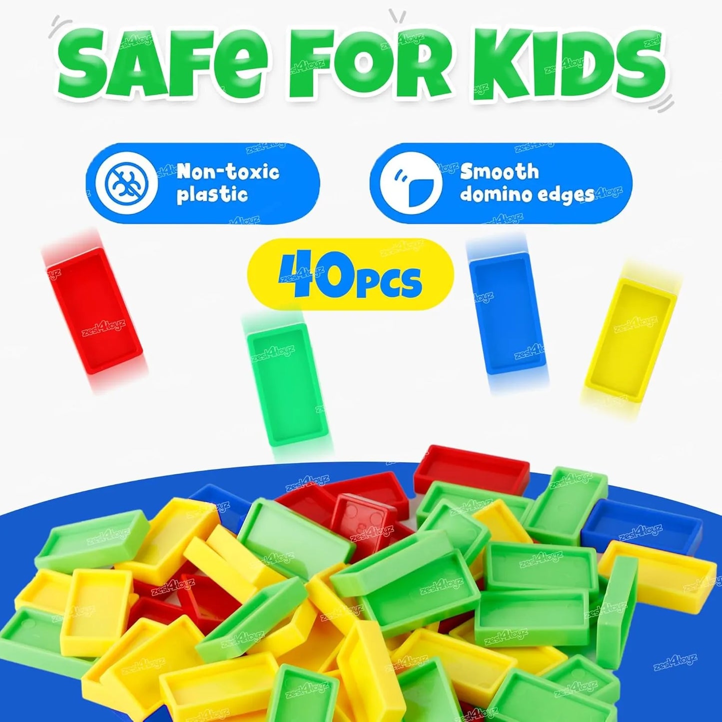 Train Toy Domino Set